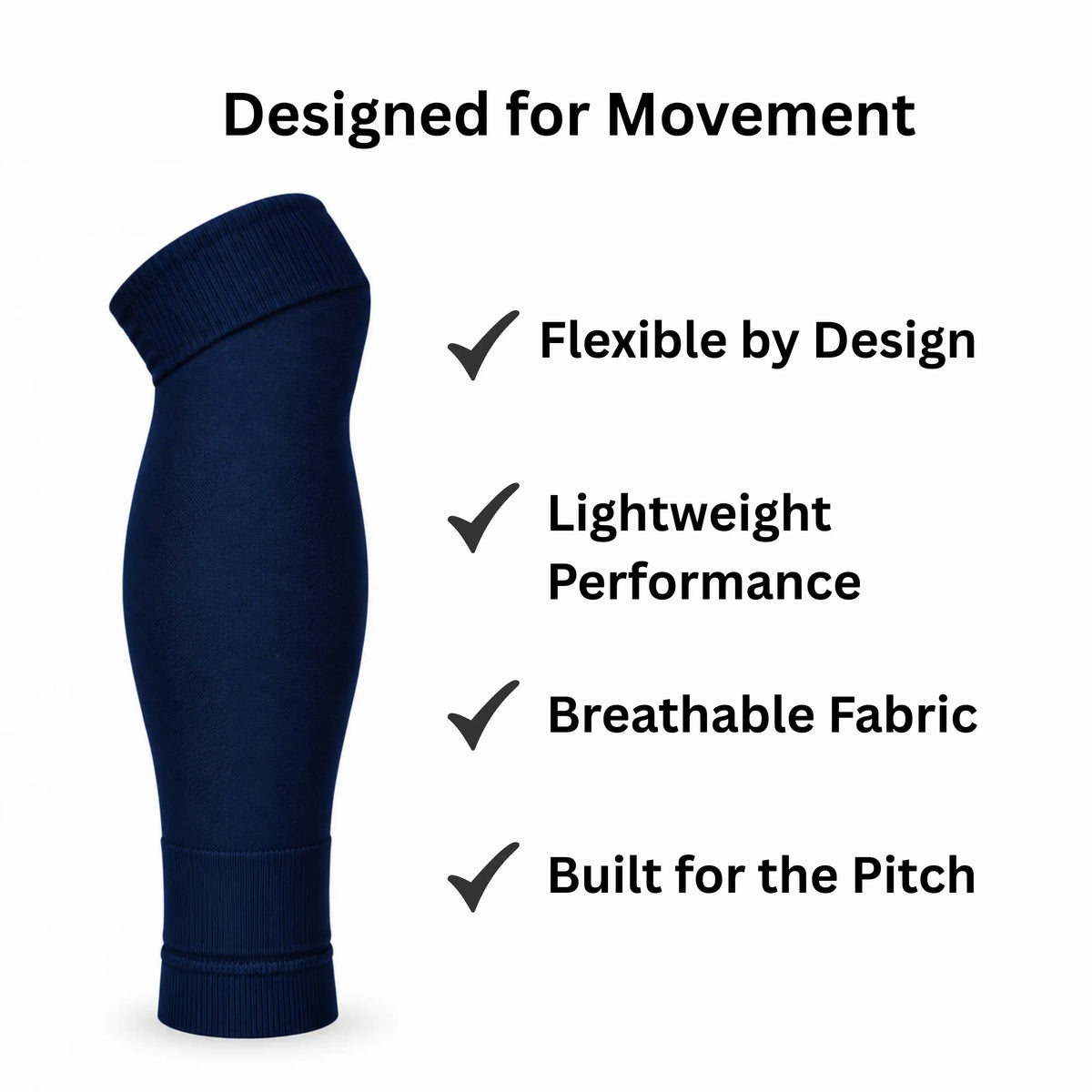 Footless Socks Navy