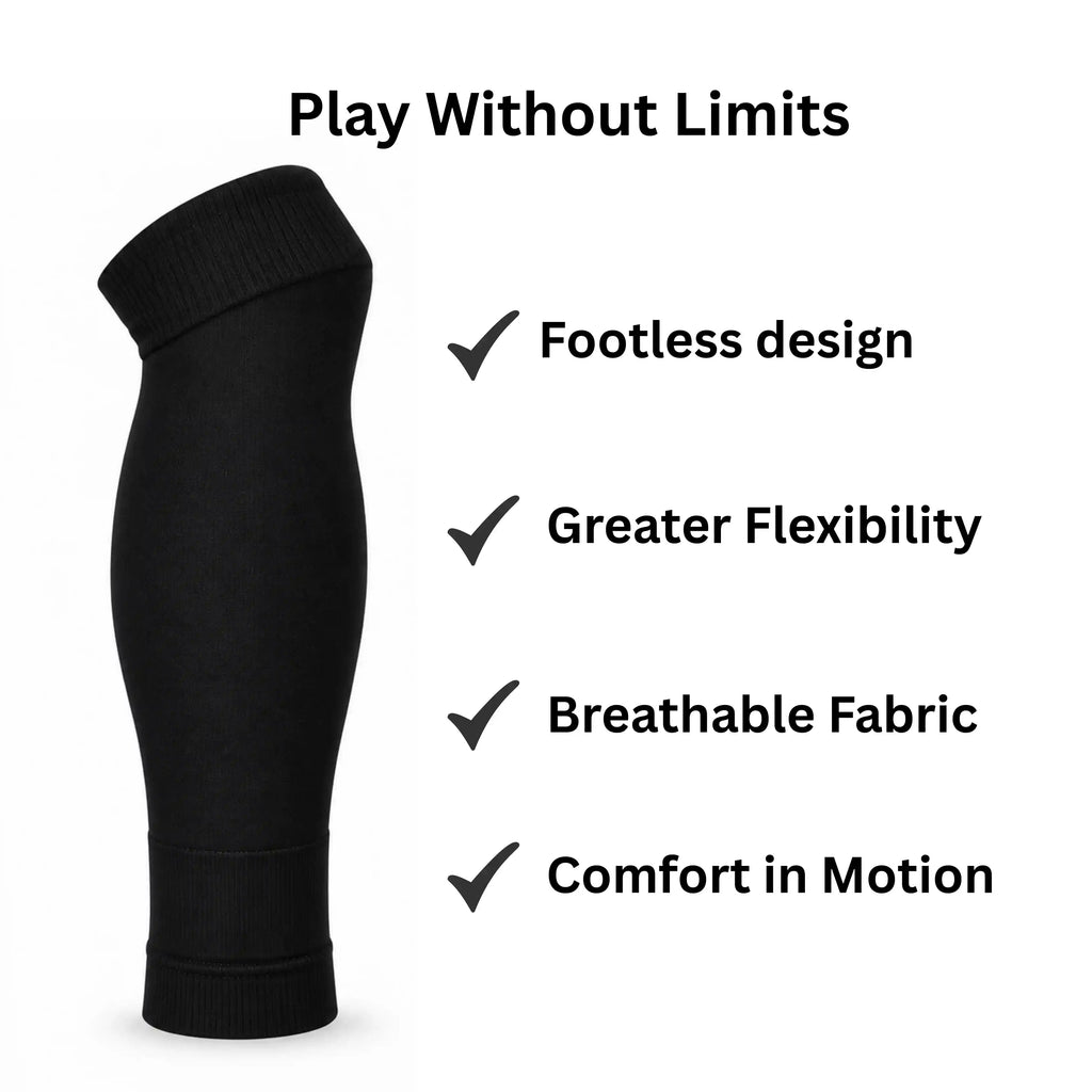 Footless Socks Black
