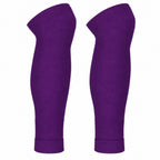 Footless Socks Purple