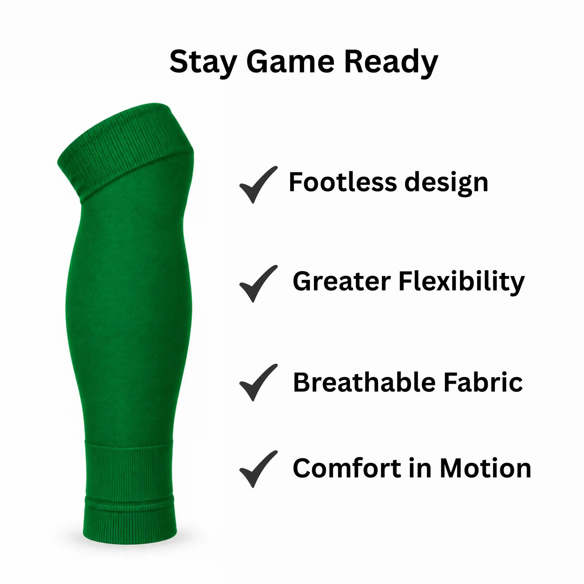 Footless Socks Emerald Clover