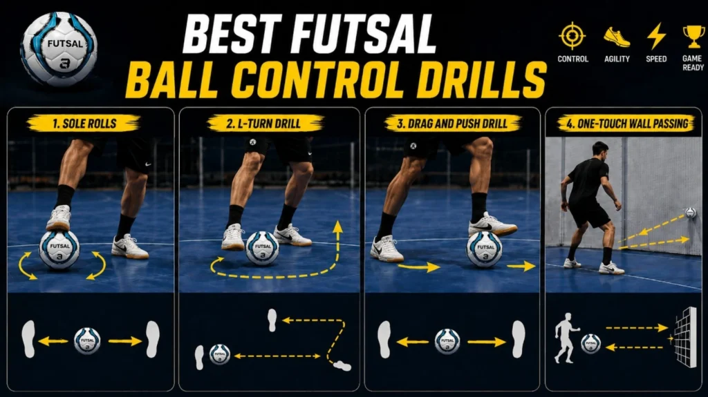 how to improve futsal skills at home