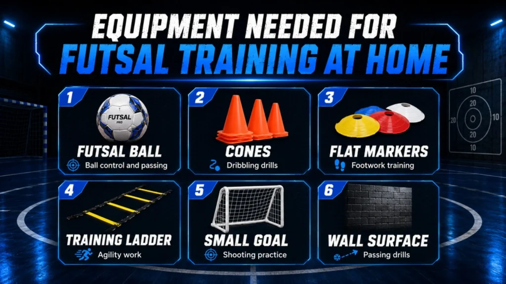 how to improve futsal skills at home
