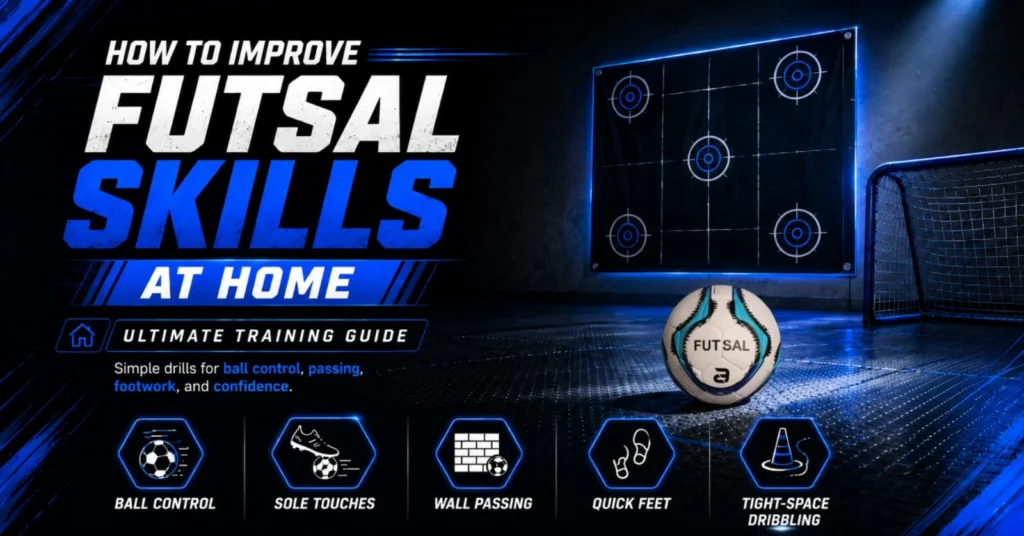 how to improve futsal skills at home